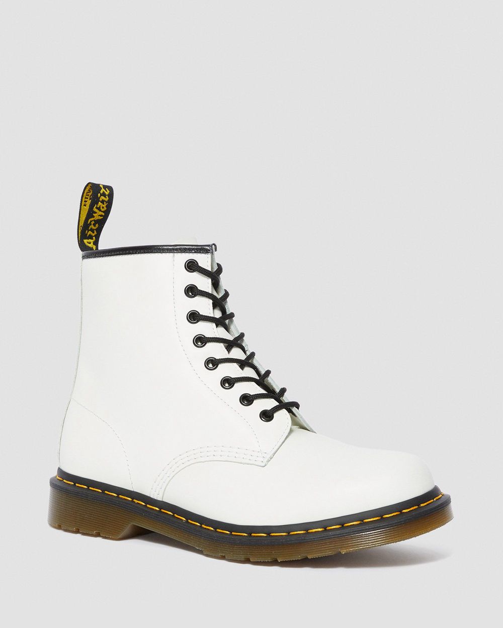 Dr Martens 1460 Smooth Kožené Šnurovacie Topánky Damske ( Biele ) SK 953-DBKLPZ